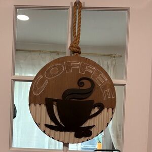 Hobby lobby Rustic Brown Coffee Wall Decor 15 3/4” Preowned